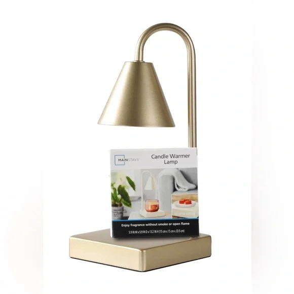 Mainstays Matte Gold Candle Warmer Lamp - Picture 6 of 7